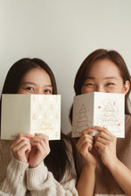 Merry Christmas Silver Greeting Card