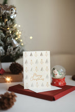 Merry Christmas Silver Greeting Card