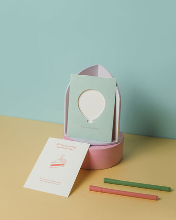 Happy Birthday - Slice Cake Greeting Card