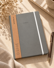 Mason Leather Stone Grey Notebook