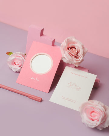Love You - Swan Greeting Card