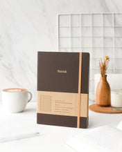 Mason Leather Notebook + Pen Gift Set