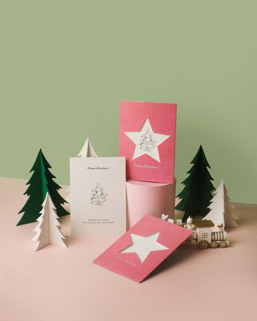 Merry Christmas Tree Greeting Card