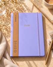 Mason Leather Lavender Notebook