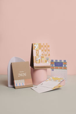 Playful Desk Calendar Letterist 2026