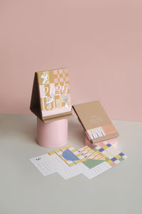 Playful Desk Calendar Letterist 2026
