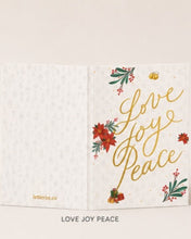 Merry Christmas - Love, Joy, & Peace Greeting Card
