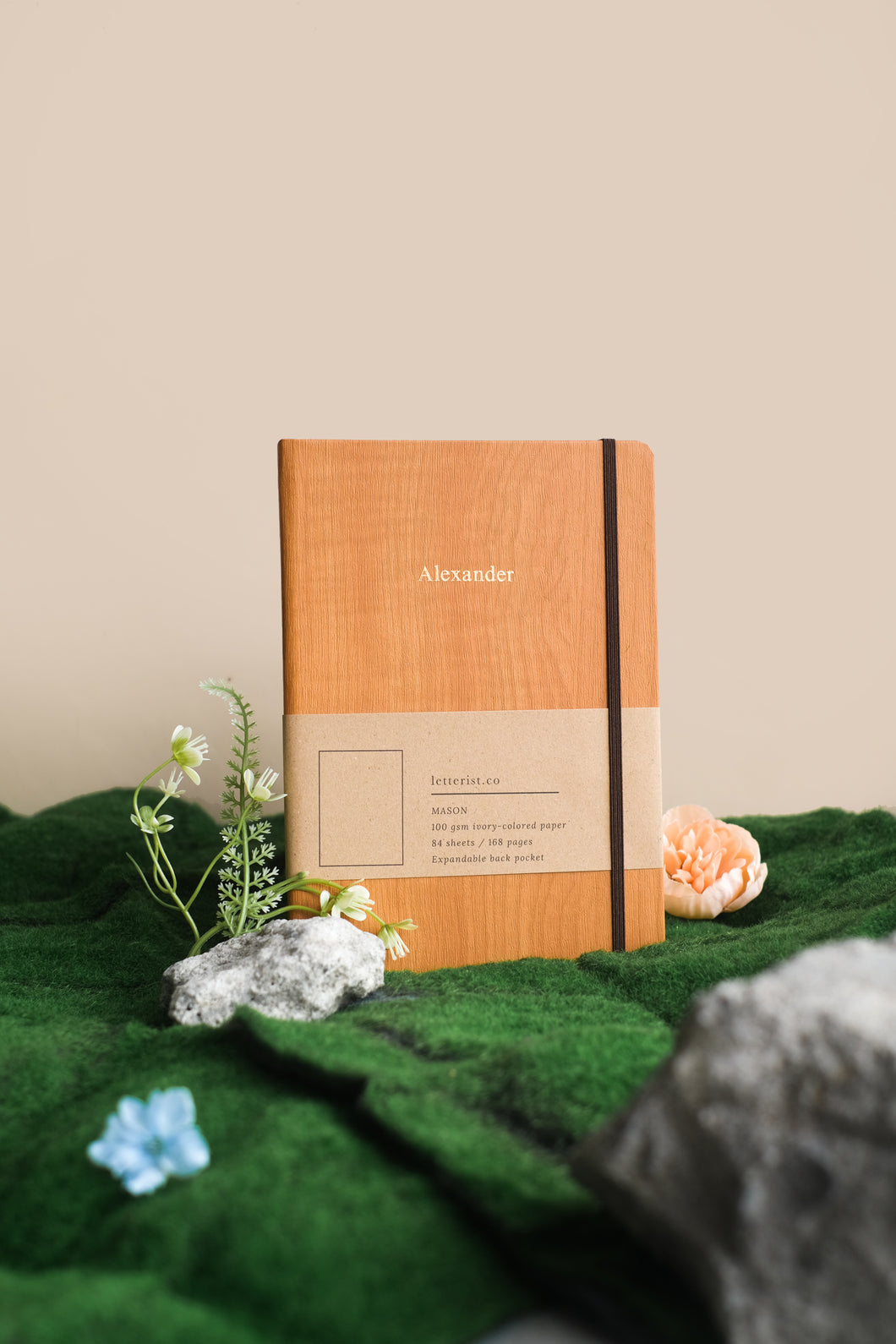 Mason Wood Maple Notebook / Journal / Agenda / Diary