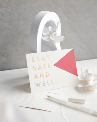 Stay Safe Greeting Card