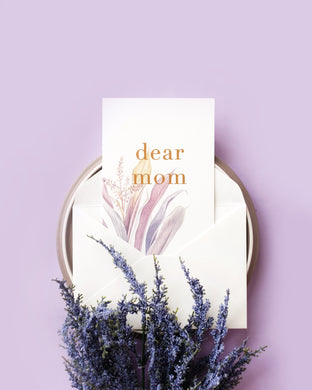 Dear Mom Greeting Card